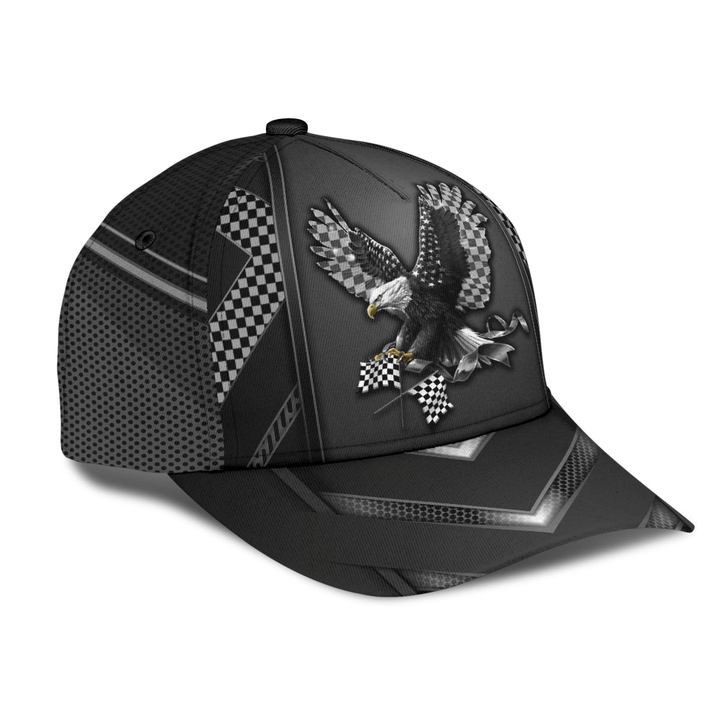 Racing Eagle Speed Freedom Classic Cap For Casual Styling Holiday Travel And Weekend Adventures