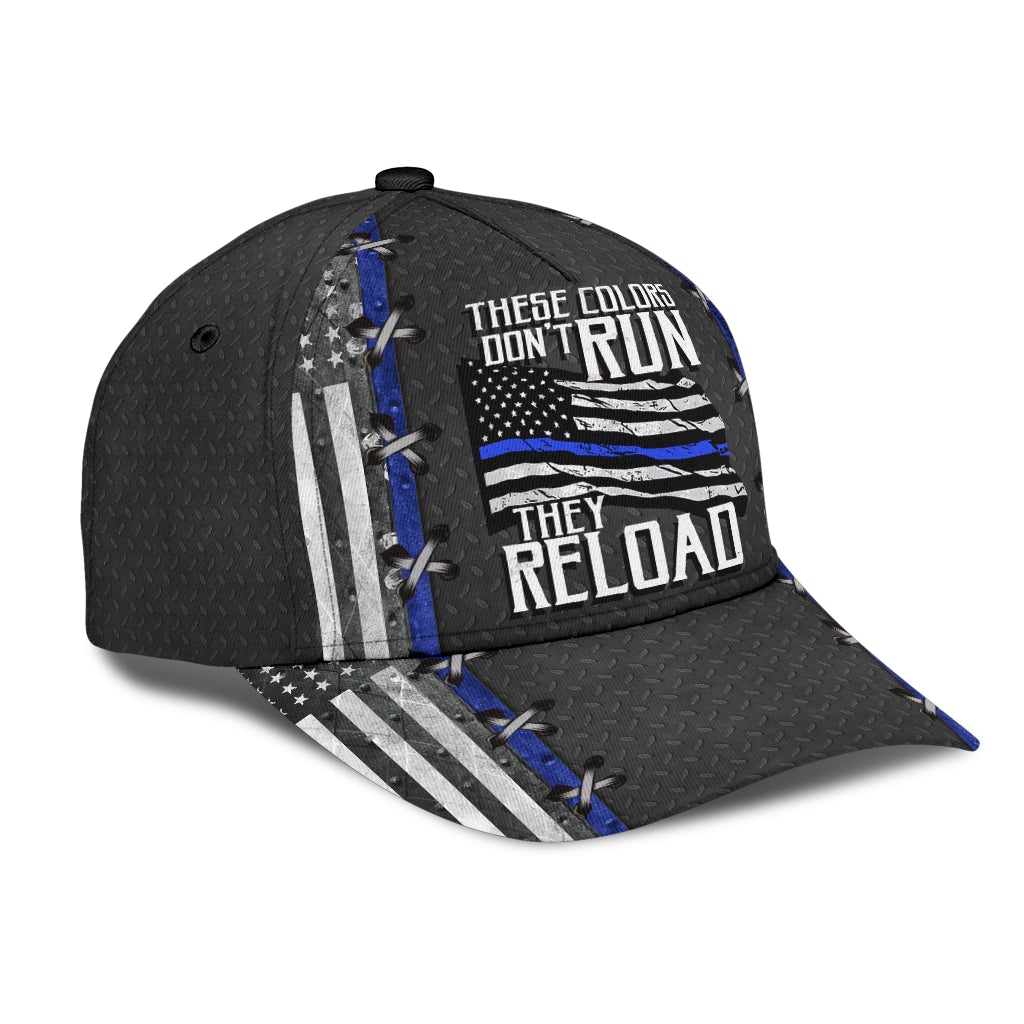 Blue Line American Colors Never Run Classic Cap For Everyday Accessories Festivals And Relaxed Outings