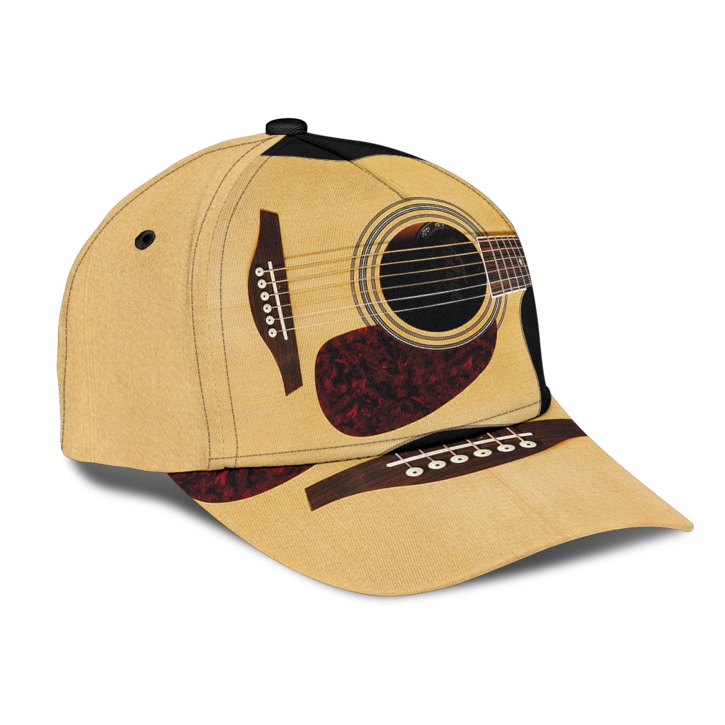 Wood Guitar Acoustic Music Classic Cap For Outdoor Travel Parties And Thoughtful Holiday Gifting
