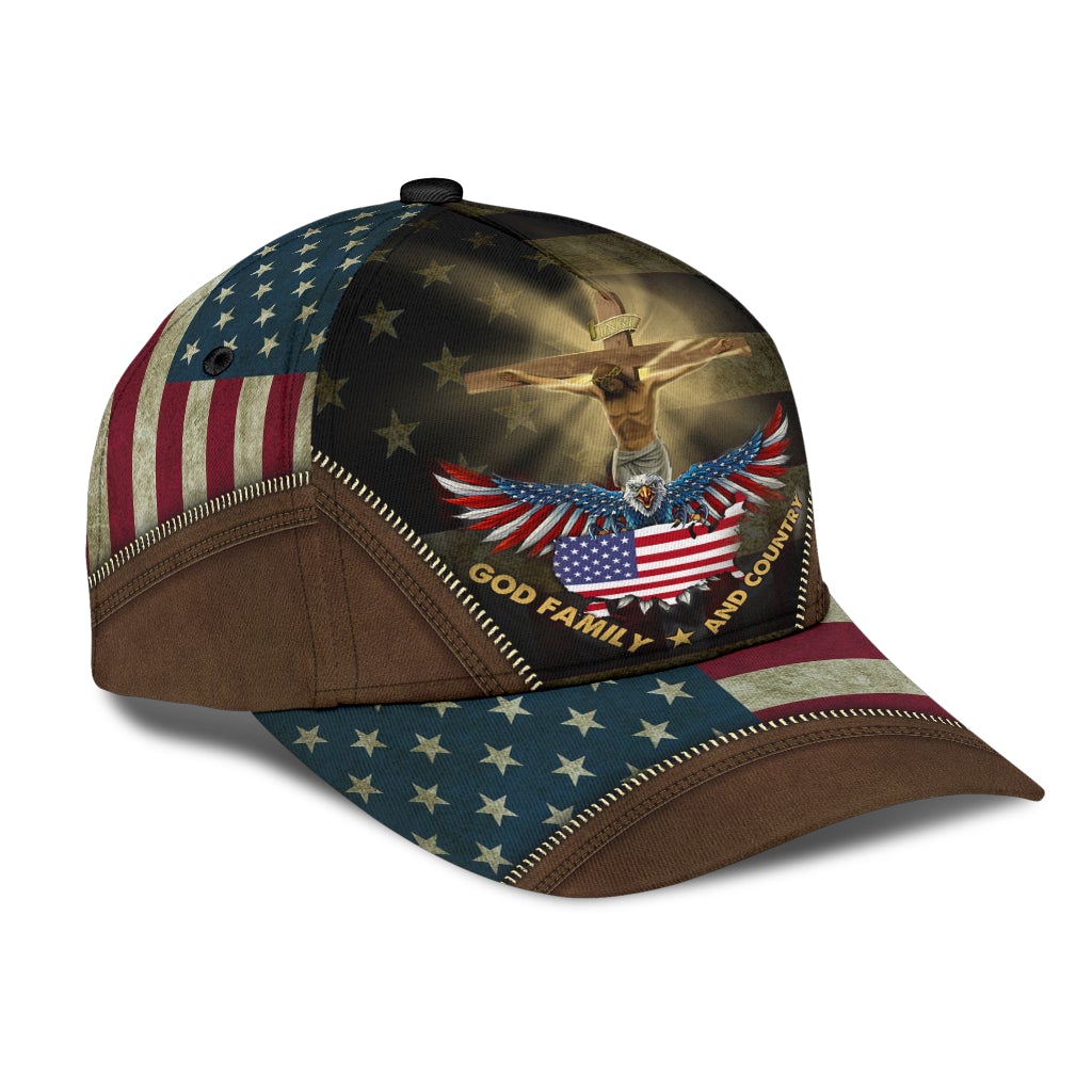 Faith Family Country American Classic Cap For Casual Events Beach Trips And Thoughtful Gifting