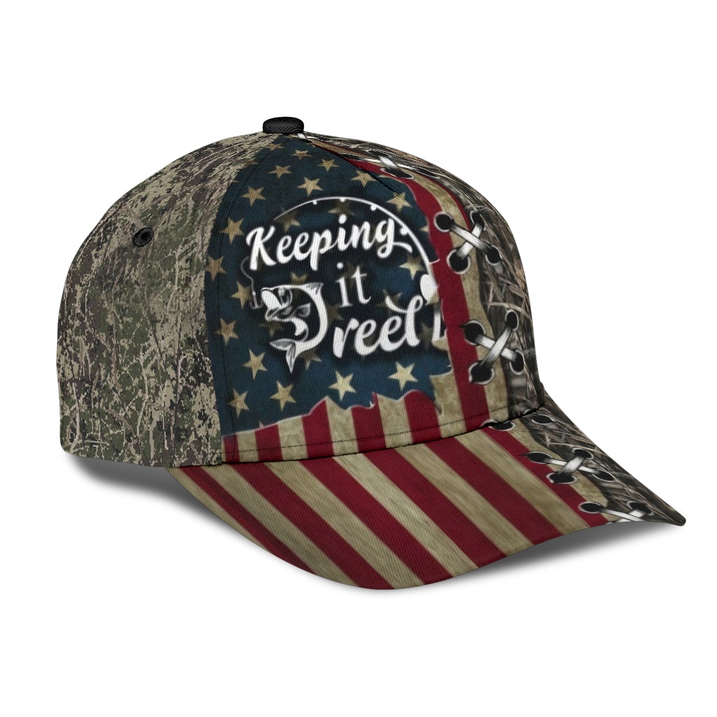 Fishing Keeping It Real American Classic Cap For Weekend Outings Holidays And Thoughtful Gifting