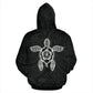 Hawaii Turtle Warrior Hoodie For Nautical Inspired Streetwear Weekend Trips And Comfort
