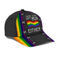 Pride Colors Never Run Classic Cap For Vacations Festivals Parties And Everyday Outfits