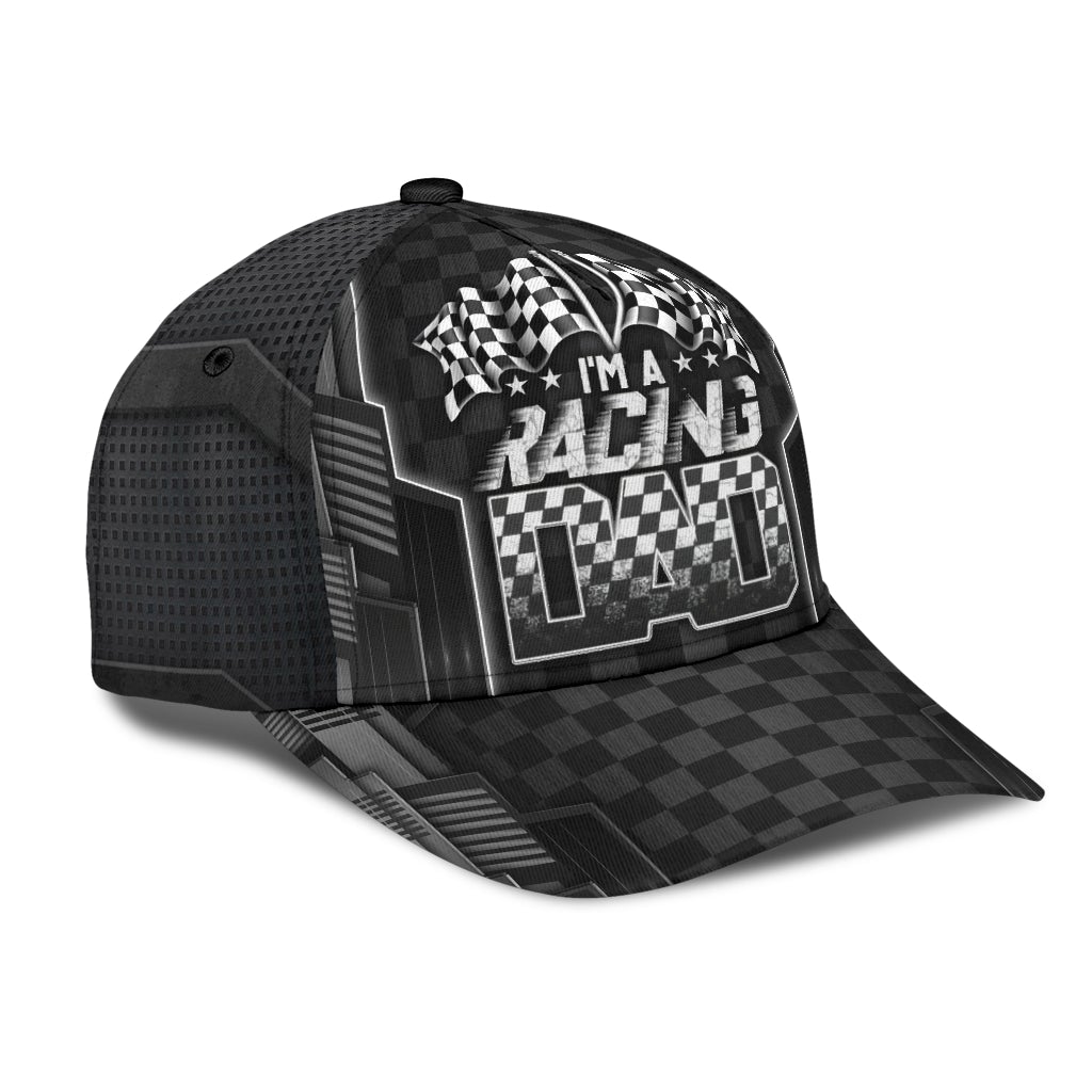 Racing Dad Pride Classic Cap For Outdoor Activities Weekend Trips And Casual Wear