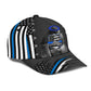 Back The Blue Faith Police Classic Cap For Festivals Holidays And Comfortable Everyday Wear
