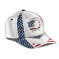 White American Fishing Outdoor Classic Cap For Seasonal Events Outdoor Trips And Everyday Comfort