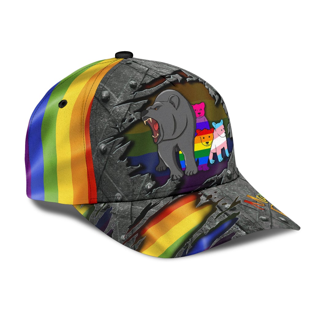 LGBT Mama Bear Pride Family Classic Cap For Casual Styling Beach Days And Weekend Adventures