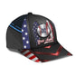 Custom Baseball Wings Flag Personalized Name Number Classic Cap For Parties Vacations And Relaxed Daily Outfits