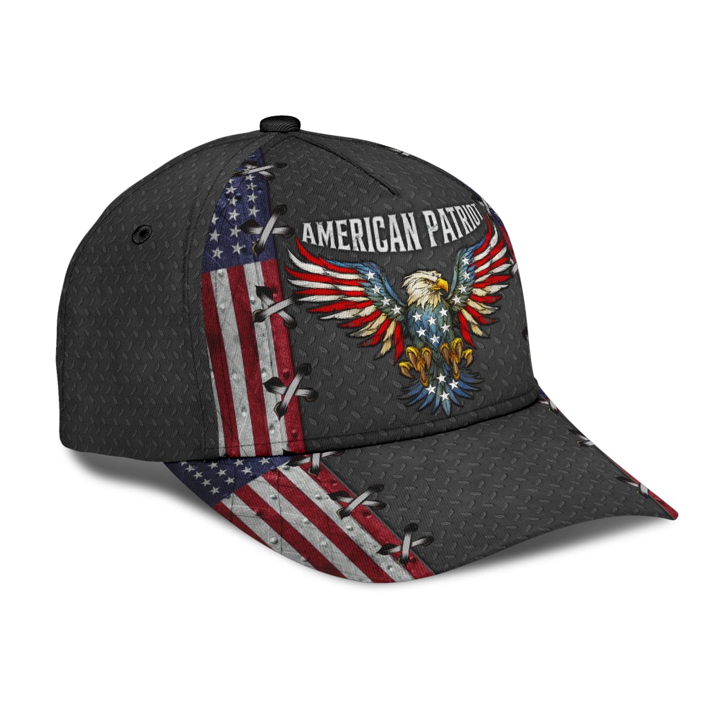 American Eagle Pride Patriot Classic Cap For Casual Outfits Vacations And Everyday Styling
