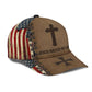 Faith Saved My Life American Flag Classic Cap For Comfortable Casual Wear Holidays And Outdoor Trips