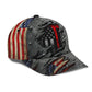 Back The Red Crack American Flag Classic Cap For Festivals Travel Adventures And Casual Gift Giving