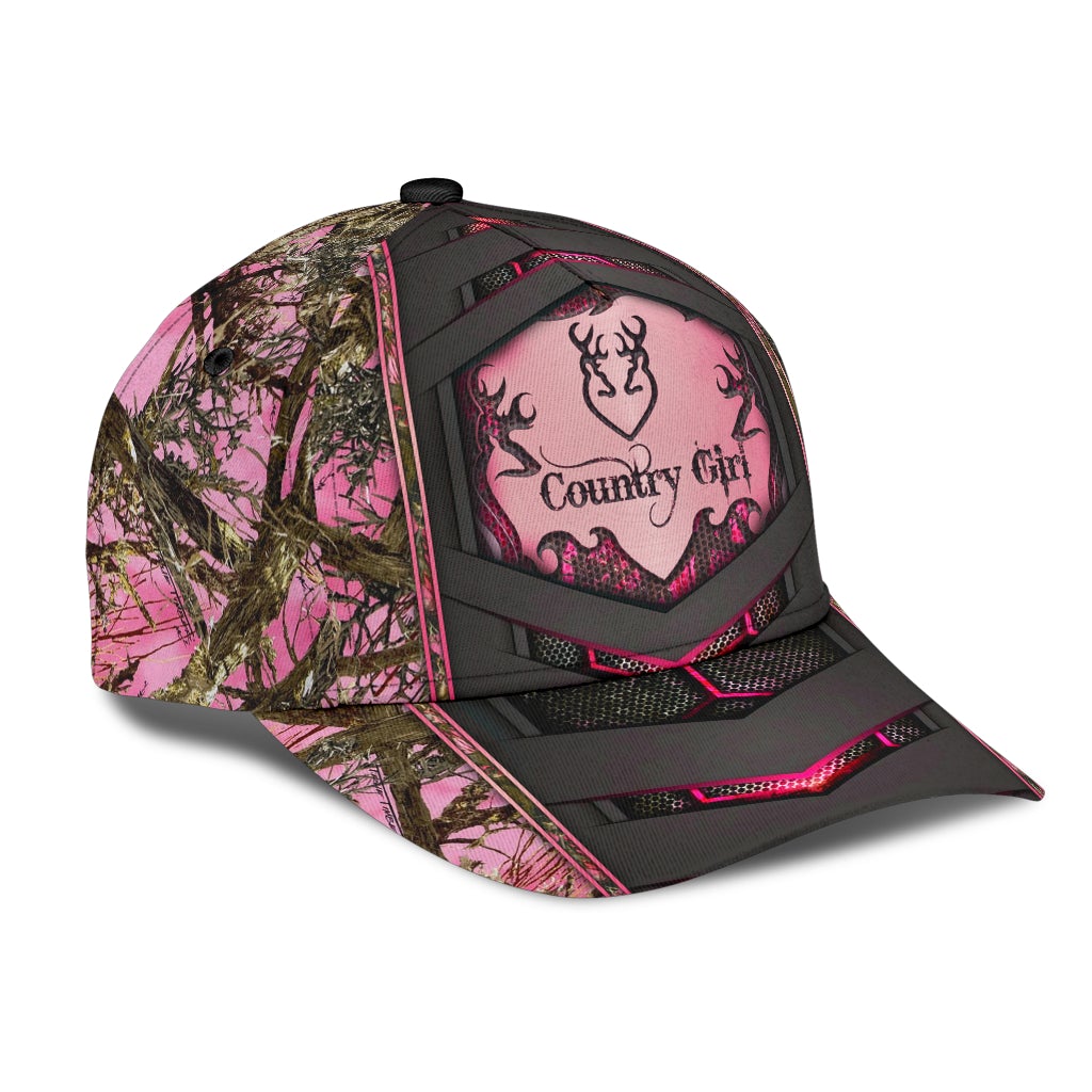 Hunting Deer Country Girl Classic Cap For Casual Events Beach Trips And Thoughtful Gifting