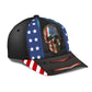 American Skull Carbon Pattern Classic Cap For Everyday Accessories Vacations And Outdoor Fun