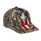 Deer Hunting Camo Pattern Classic Cap For Weekend Travel Outdoor Events And Casual Outfits