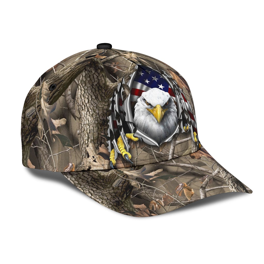 Eagle Camo American Classic Cap For Beach Days Travel And Relaxed Everyday Outfits
