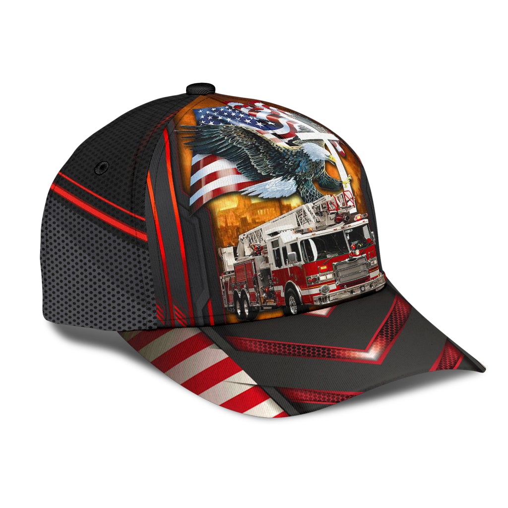 Faith American Eagle Firefighter Classic Cap For Everyday Accessories Festivals And Relaxed Outings