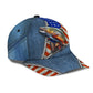 Fishing Zipper American Flag Classic Cap For Festivals Vacations Outdoor Fun And Daily Comfort