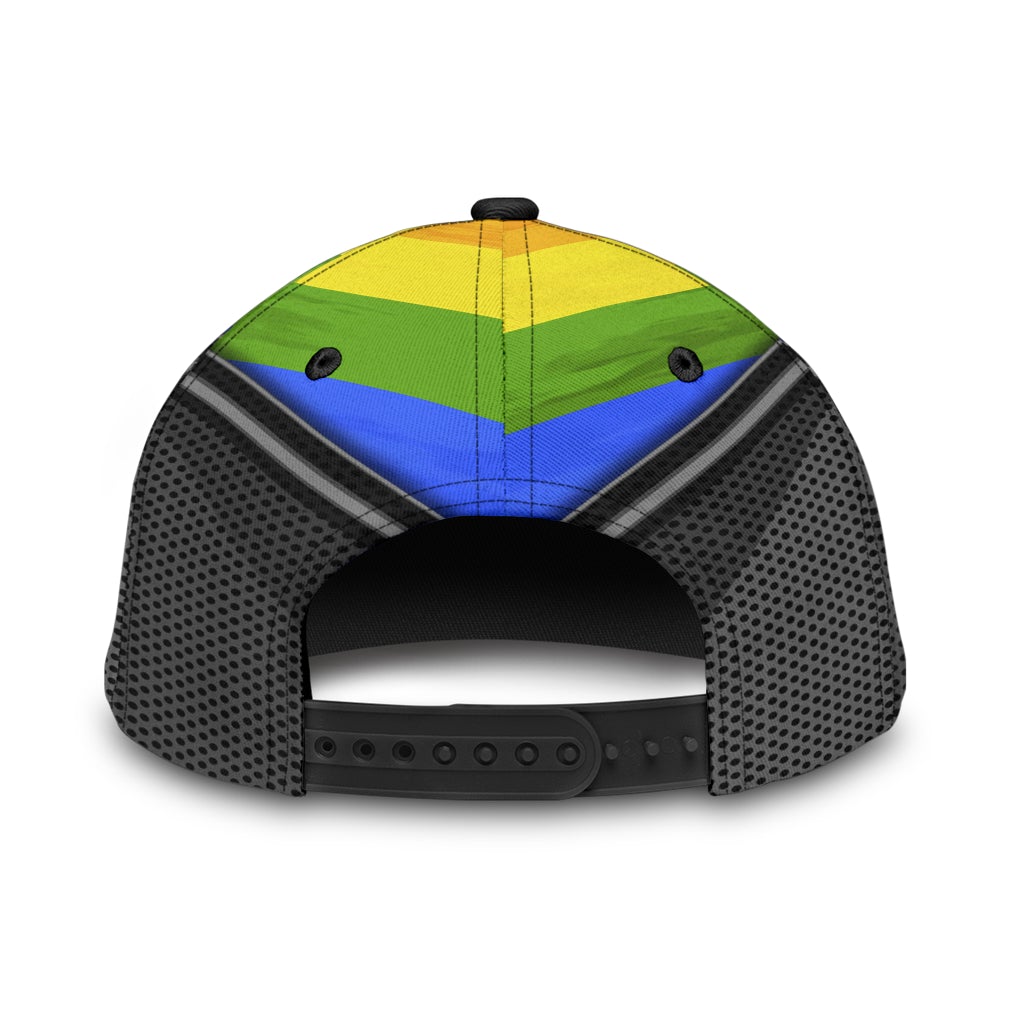Pride Smoke Flag Fishing Classic Cap For Summer Vacations Parties And Outdoor Events