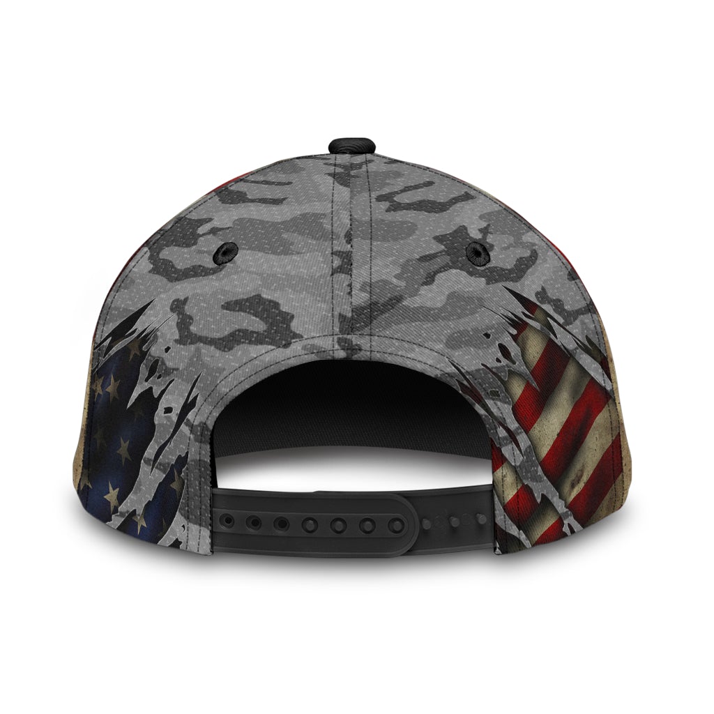 Fishing Camouflage Carbon Grey Classic Cap For Nature Lovers Travel And Casual Daily Styling