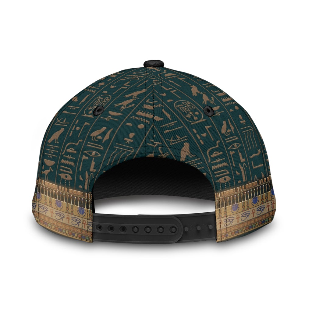 Ancient Egypt Ankh Pattern Classic Cap For Outdoor Travel Festivals And Relaxed Everyday Wear