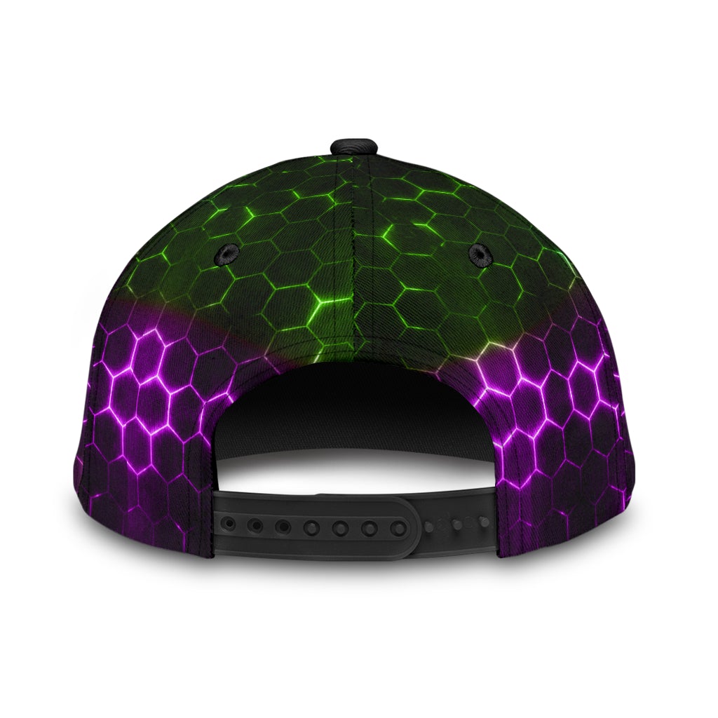 Dragon Neon Fantasy Glow Classic Cap For Casual Styling Holiday Travel And Weekend Adventures