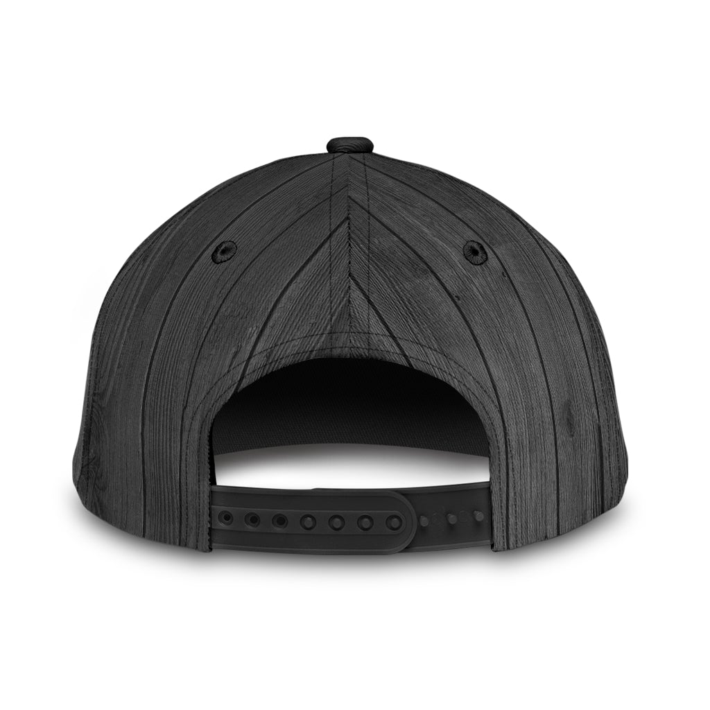 Wooden Pattern Deer Hunting Classic Cap For Seasonal Outings Outdoor Adventures And Daily Wear