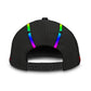 LGBT Skull Love Pride Classic Cap For Casual Styling Holiday Travel And Weekend Adventures