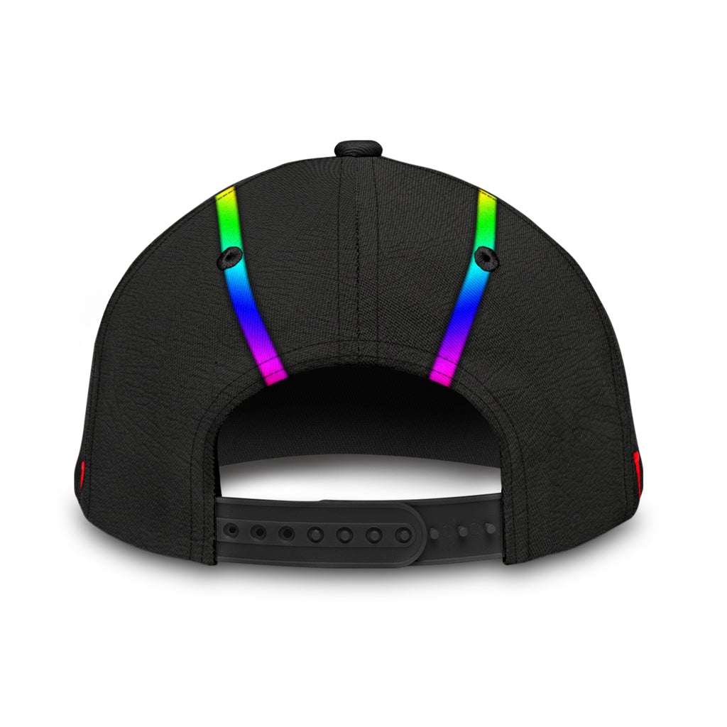 LGBT Skull Love Pride Classic Cap For Casual Styling Holiday Travel And Weekend Adventures