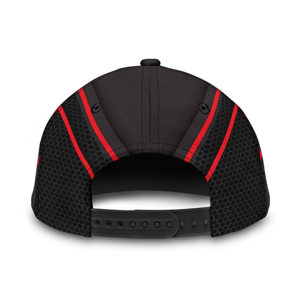 Firefighter Back The Red Support Tribute Classic Cap For Casual Travel Parties And Comfortable Outdoor Wear