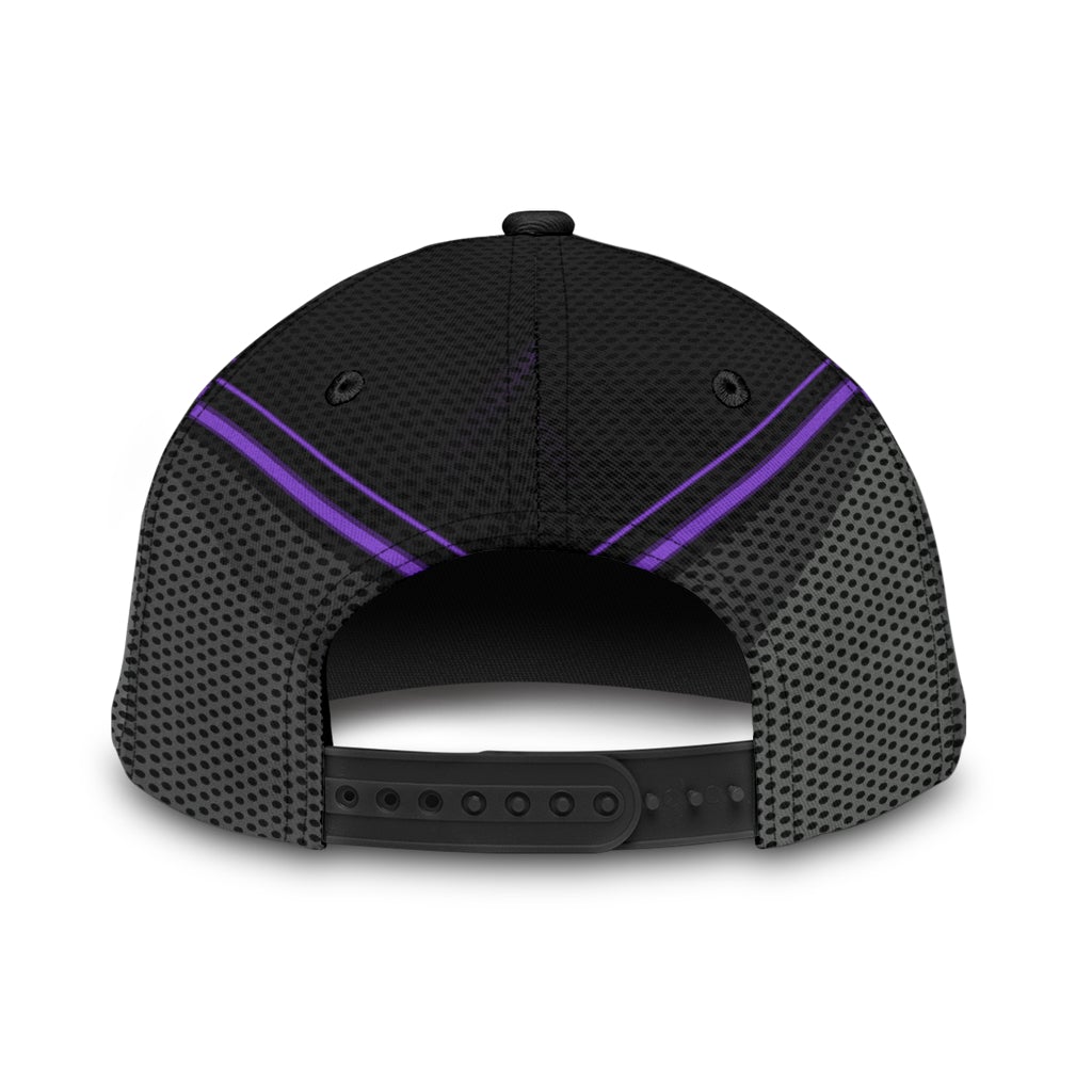 Dragon Purple Pattern Classic Cap For Festivals Vacations Outdoor Fun And Daily Comfort