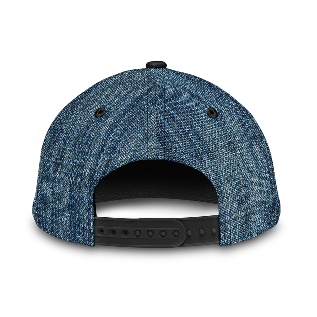 LGBT Jean Pattern Pride Classic Cap For Beach Outings Holidays And Thoughtful Everyday Style