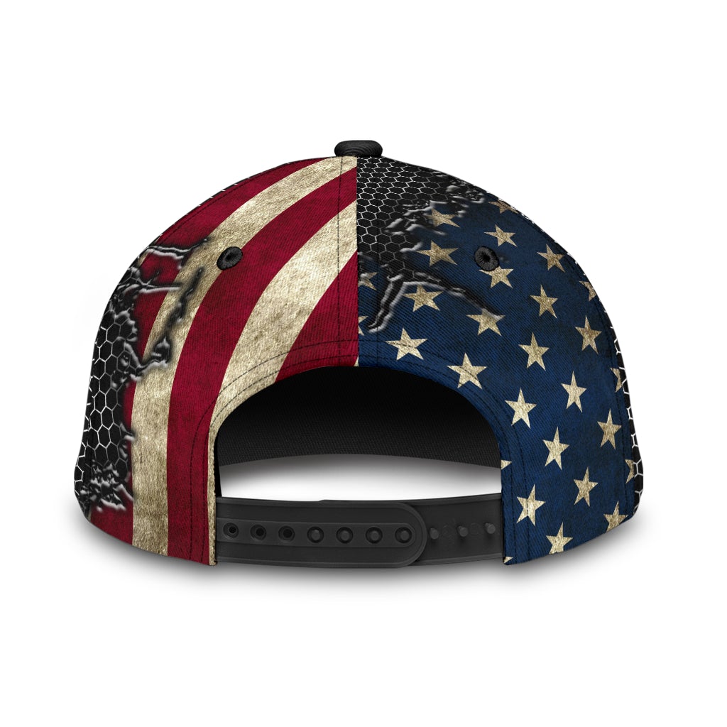 American Skull Crack Carbon Classic Cap For Festivals Vacations Outdoor Fun And Daily Comfort