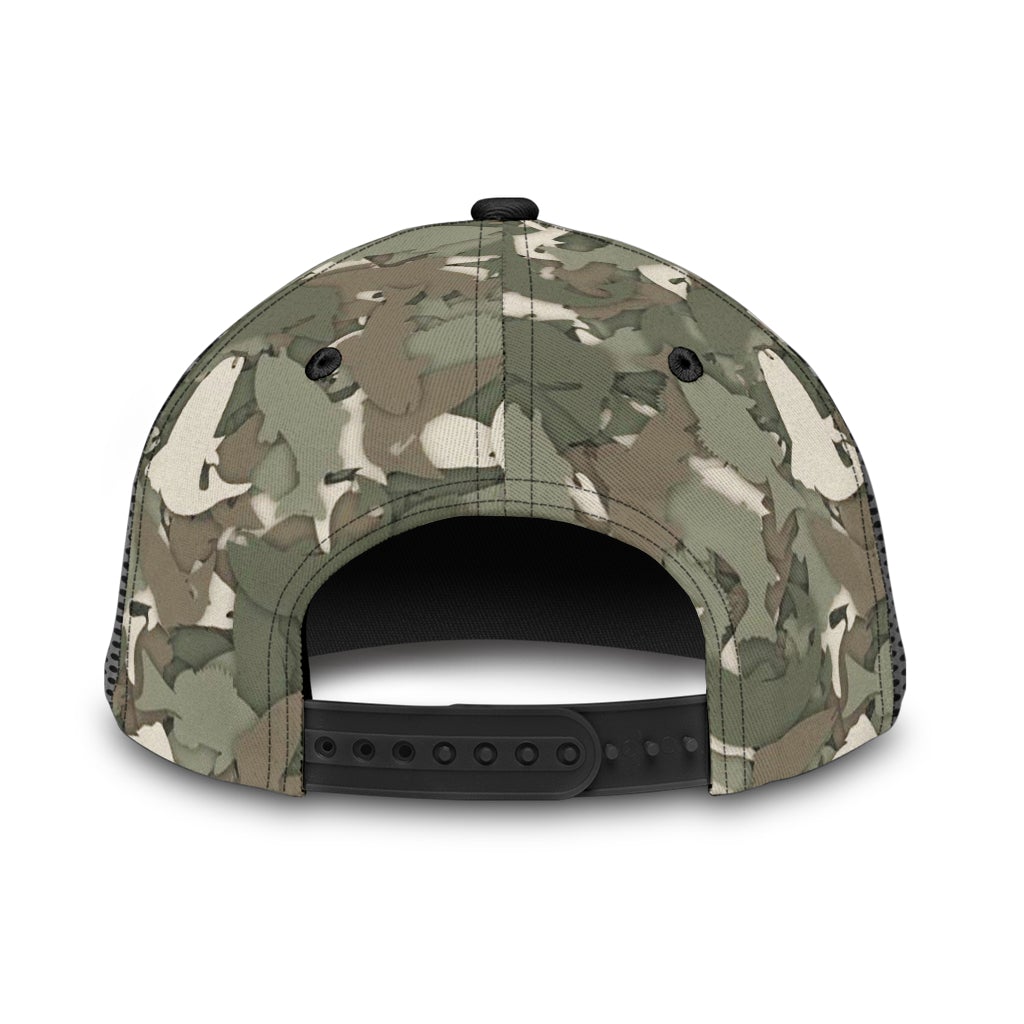 Fishing Camo Pattern Outdoor Classic Cap For Casual Outfits Vacations And Everyday Styling