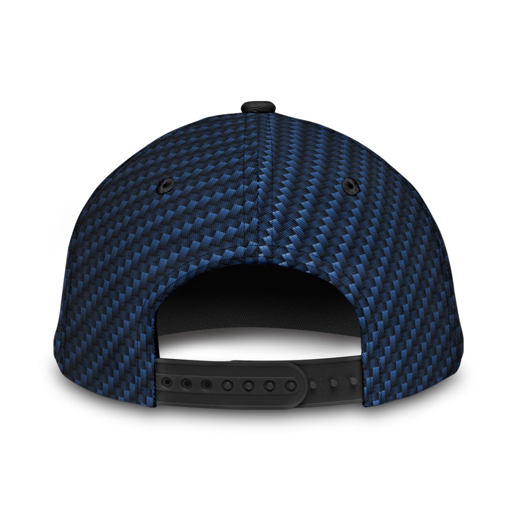 Sea Turtle Carbon Pattern Classic Cap For Comfortable Casual Wear Holidays And Outdoor Trips