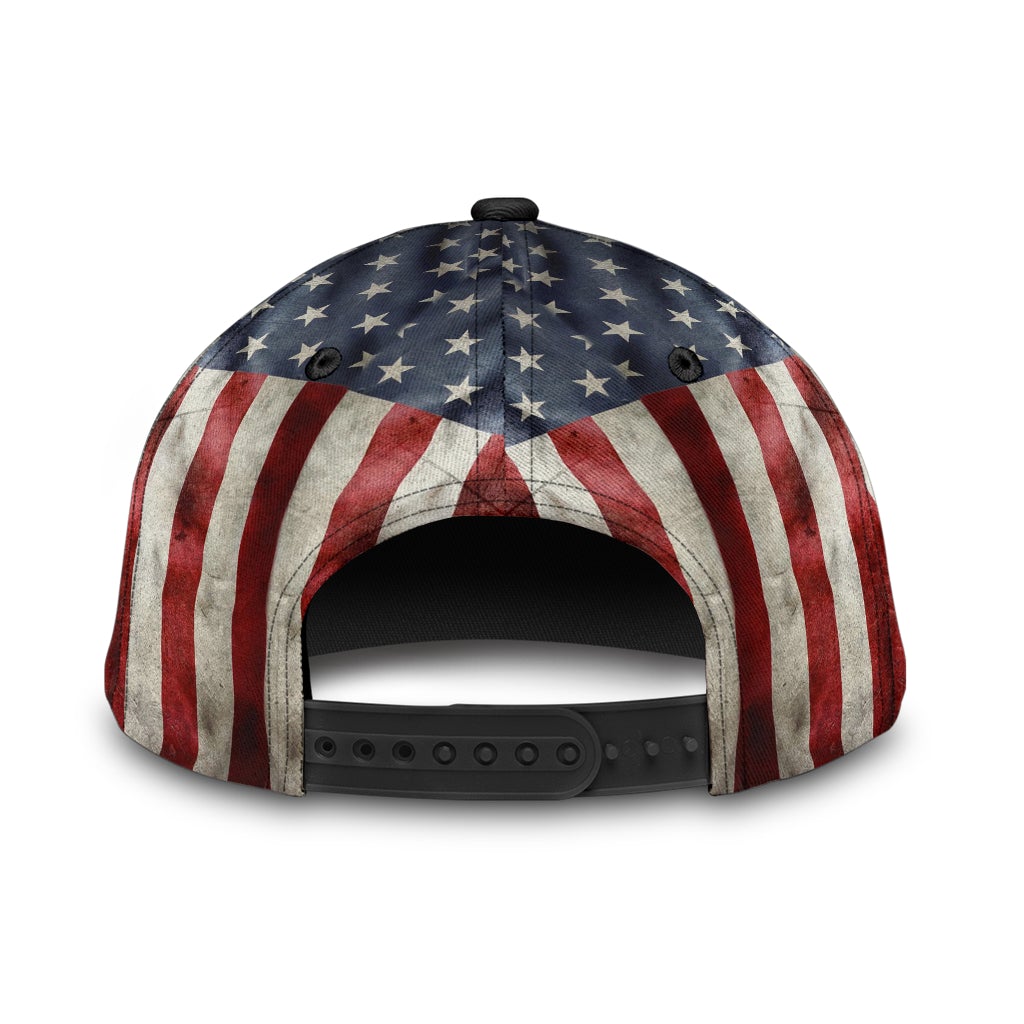 Custom Baseball Crack US Flag Classic Cap For Comfortable Daily Wear Travel And Weekend Outings