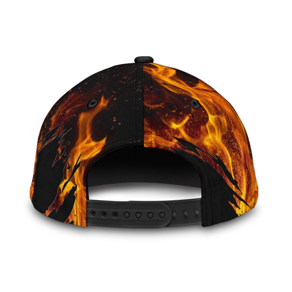 Fire Tiger Lava Energy Classic Cap For Beach Days Travel And Relaxed Everyday Outfits