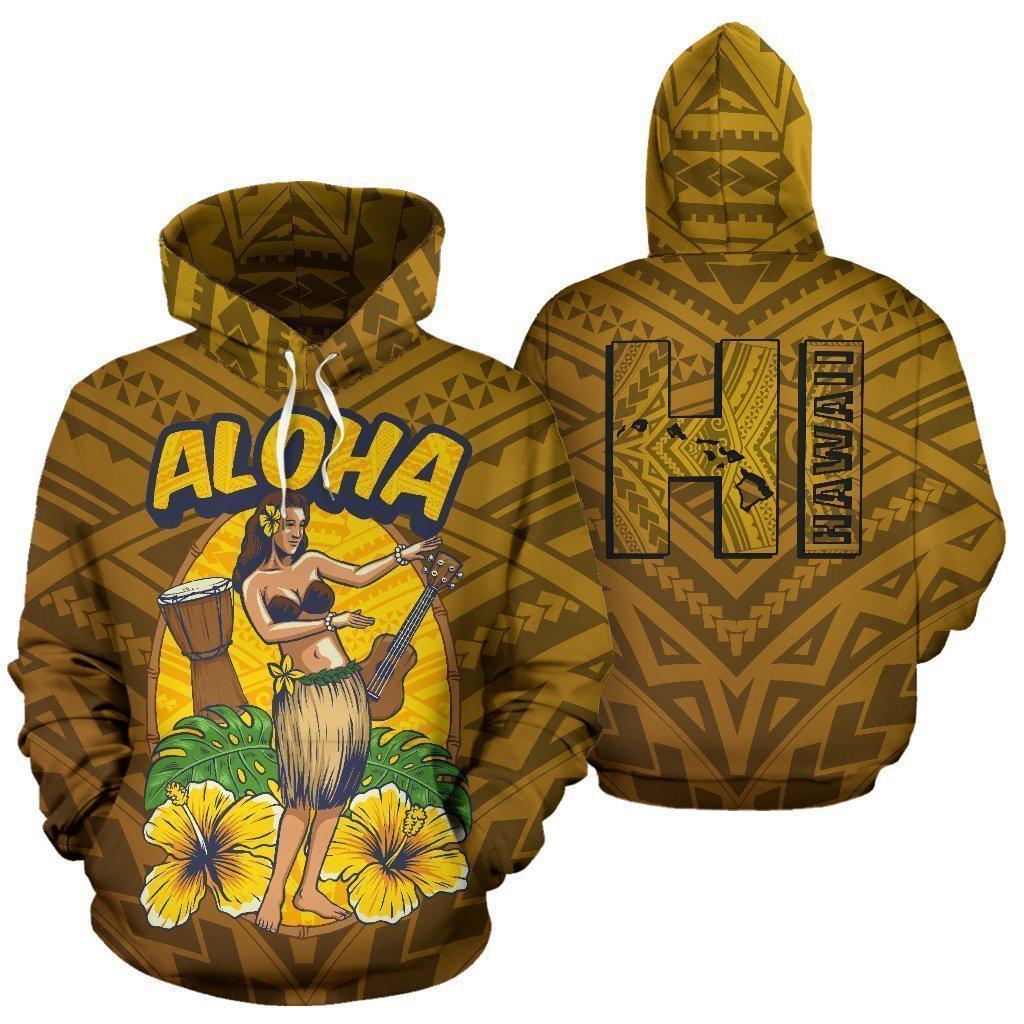 Aloha Hula Dance Hoodie For Travel Days Outdoor Events And Thoughtful Gifts