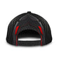 Golf Metal Red Carbon Classic Cap For Seasonal Outings Outdoor Adventures And Daily Wear