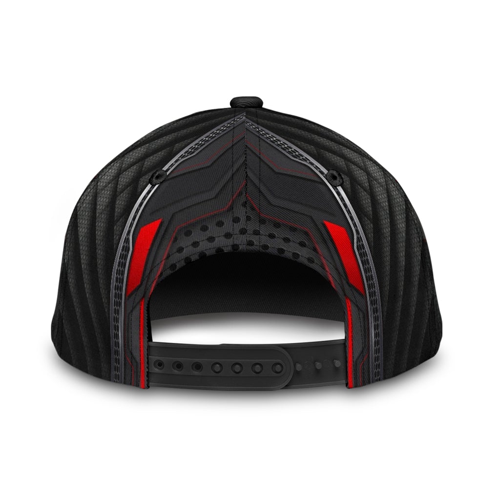 Golf Metal Red Carbon Classic Cap For Seasonal Outings Outdoor Adventures And Daily Wear