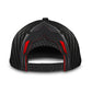 Truck Metal Carbon Black Red Classic Cap For Beach Outings Holidays And Thoughtful Everyday Style