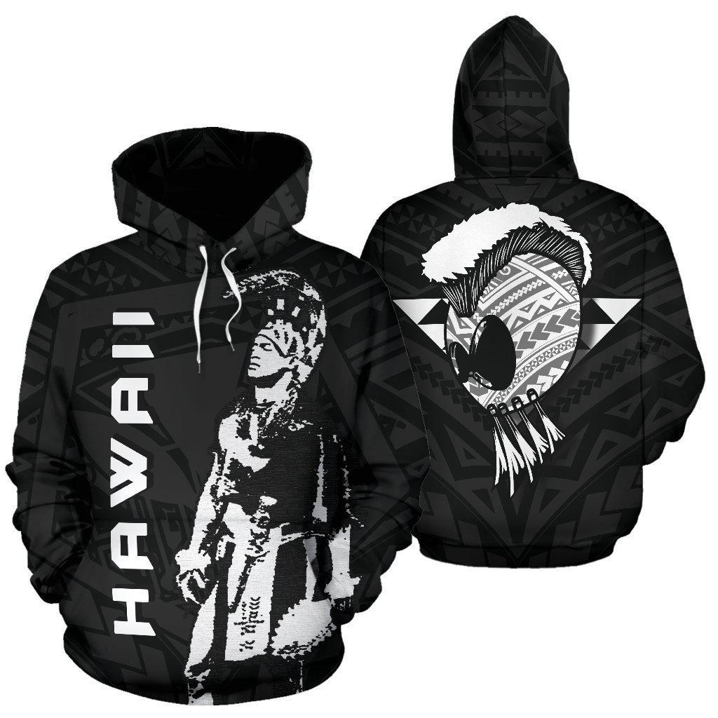 Hawaii Warrior Helmet Hoodie For Casual Street Style Travel And Daily Comfort