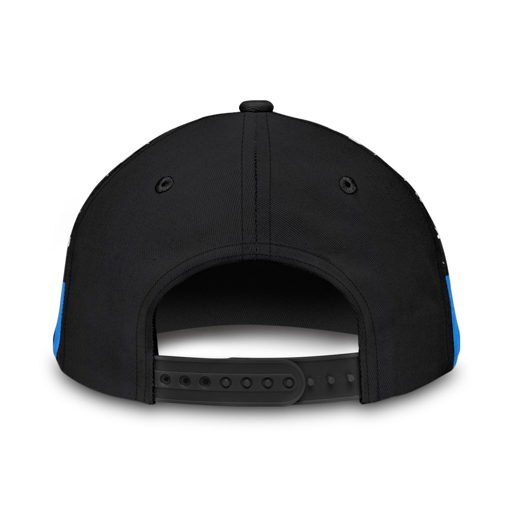 EMS Paramedic Blue Flag Classic Cap For Nature Lovers Travel And Casual Daily Styling