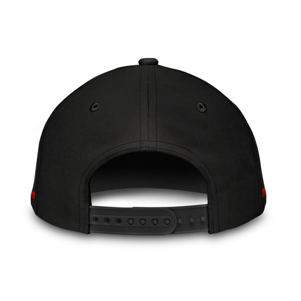 Firefighter Back The Red Carbon Classic Cap For Holiday Adventures Parties And Comfortable Styling