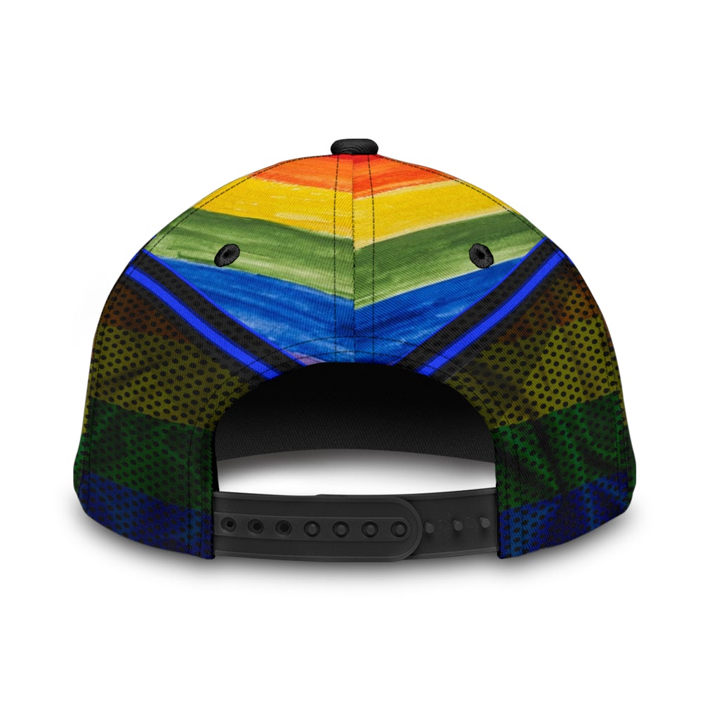 LGBT Pride Rainbow Equality Classic Cap For Festivals Travel Adventures And Casual Gift Giving