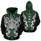 Green Hawaii Turtle Tribal Armor Hoodie For Beach Lovers Outdoor Activities And Thoughtful Gifts