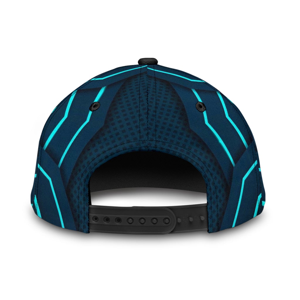 Shark Blue Pattern Ocean Animal Classic Cap For Casual Styling Beach Days And Weekend Adventures