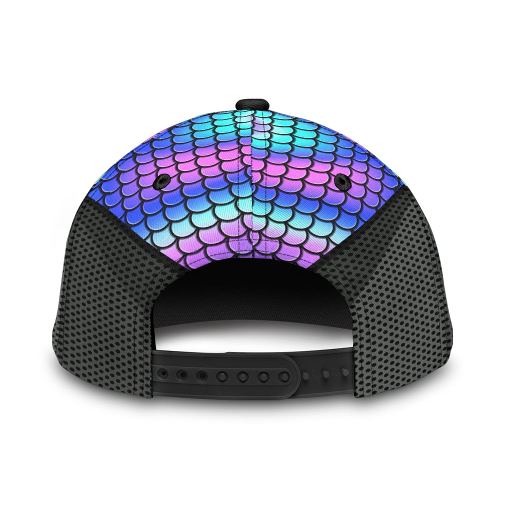 Mermaid Hologram Fantasy Ocean Classic Cap For Outdoor Travel Parties And Thoughtful Holiday Gifting