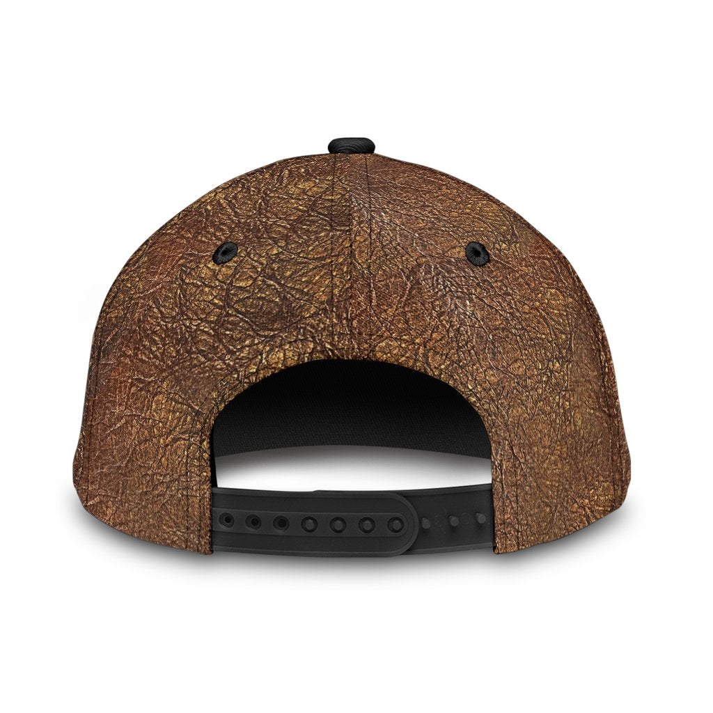 Custom Racing Leather Personalized Number Classic Cap For Beach Days Travel And Relaxed Everyday Outfits