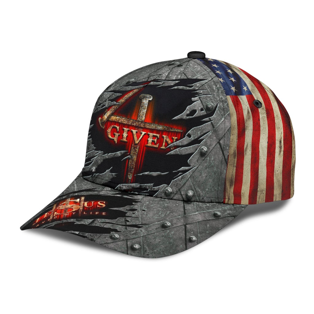 Jesus Forgiven Grace Message Classic Cap For Daily Styling Weekend Travel And Outdoor Activities