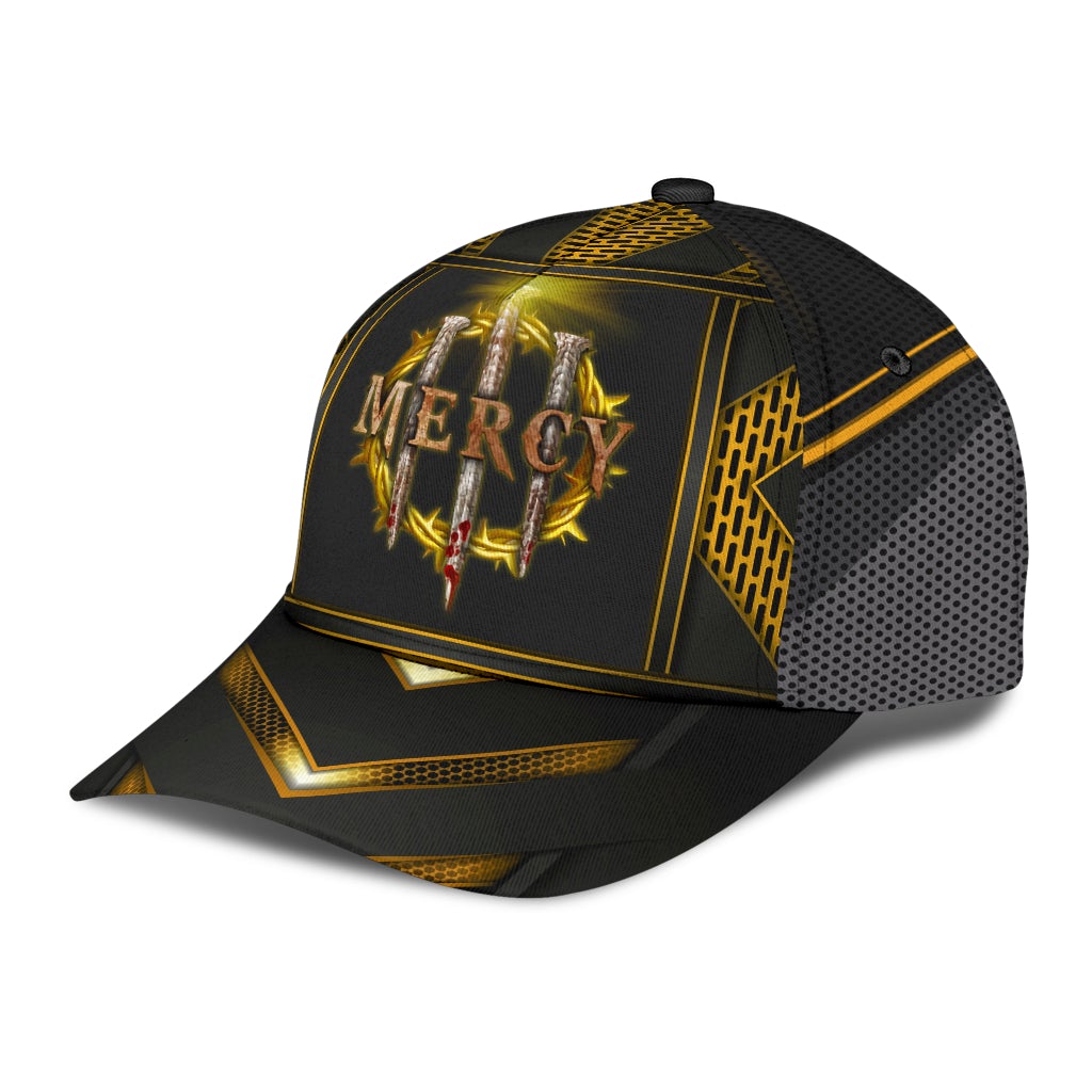 Divine Mercy Jesus Cross Faith Classic Cap For Everyday Outfits Coastal Travel And Gift Giving